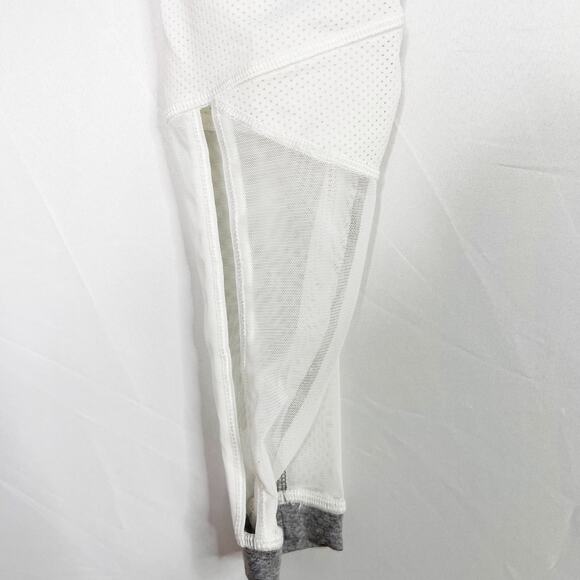 New Calia XS High Waist Filament 7/8 Leggings Alloy Heather Gray White Essential - Picture 10 of 14